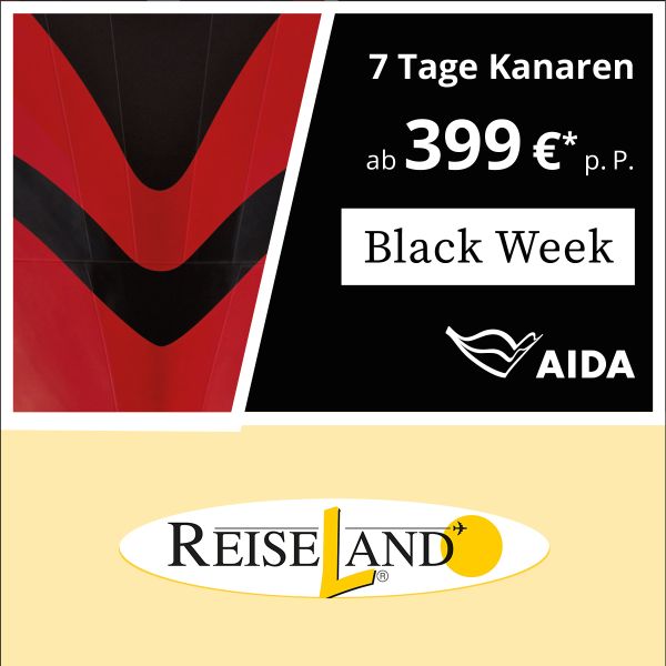 REISELAND | AIDA Black Week